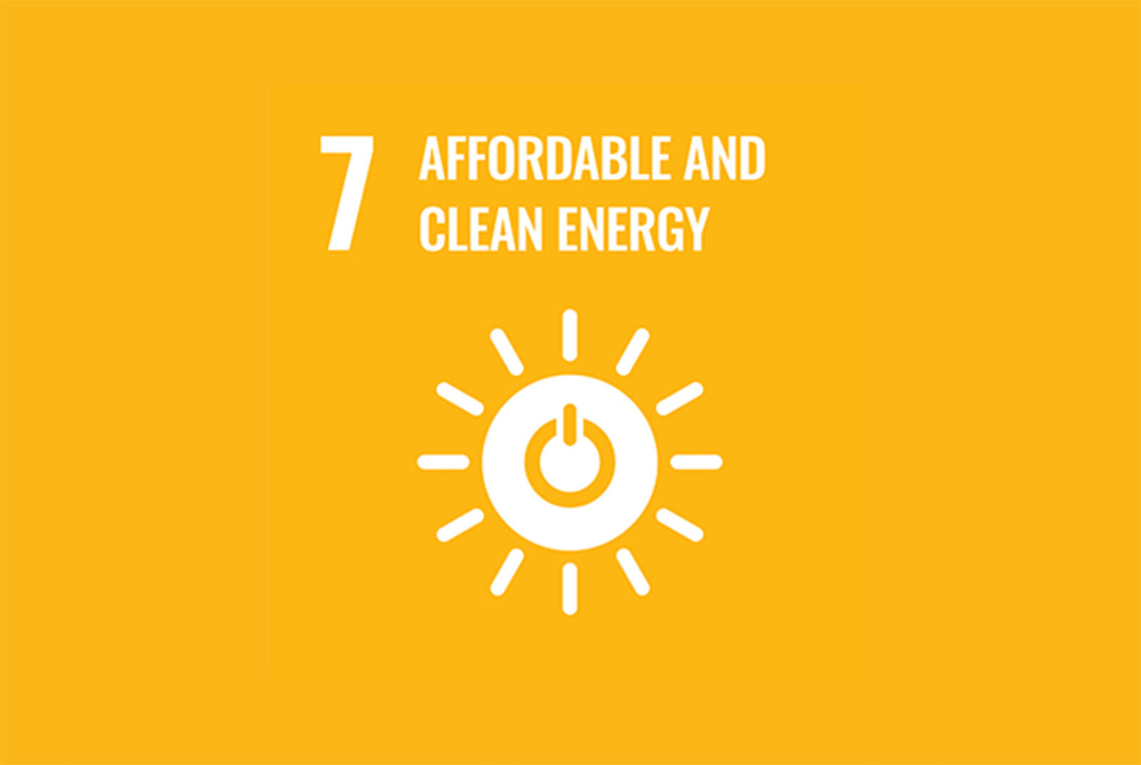 SDG7 Affordable and Clean Energy