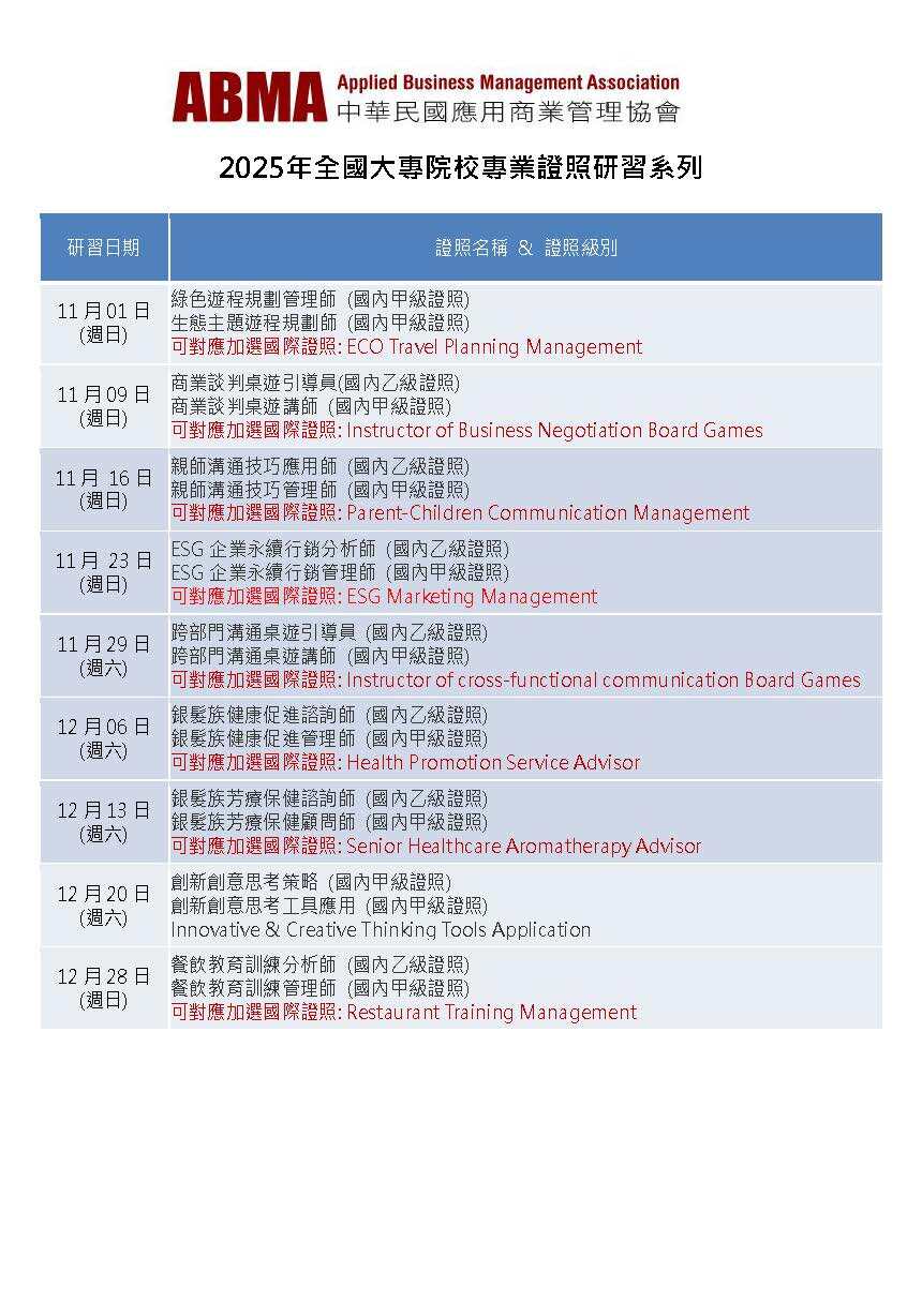 【Sustainability Course】Dual Certification Examination for ‘ESG Corporate Sustainability Marketing Analyst’ and ‘ESG Corporate Sustainability Marketing Manager’. We cordially invite your active participation.(Open new window/jpg file)Image